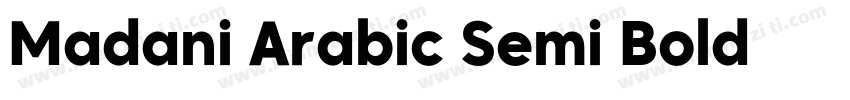 Madani Arabic Semi Bold字体转换